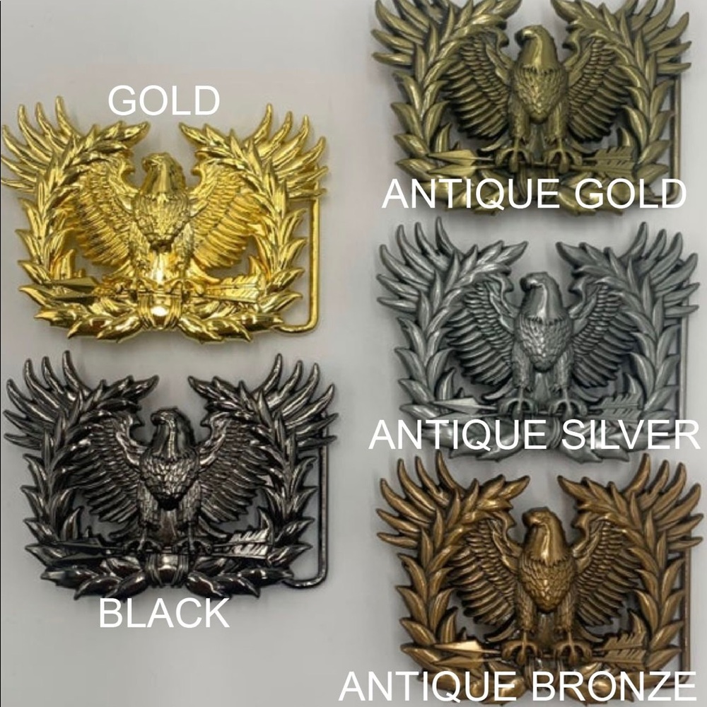 Warrant Officer Eagle Rising Big Buckle
